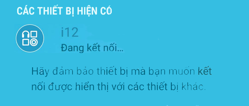 Nhấn vào tên của loa Bluetooth để bắt đầu ghép nối